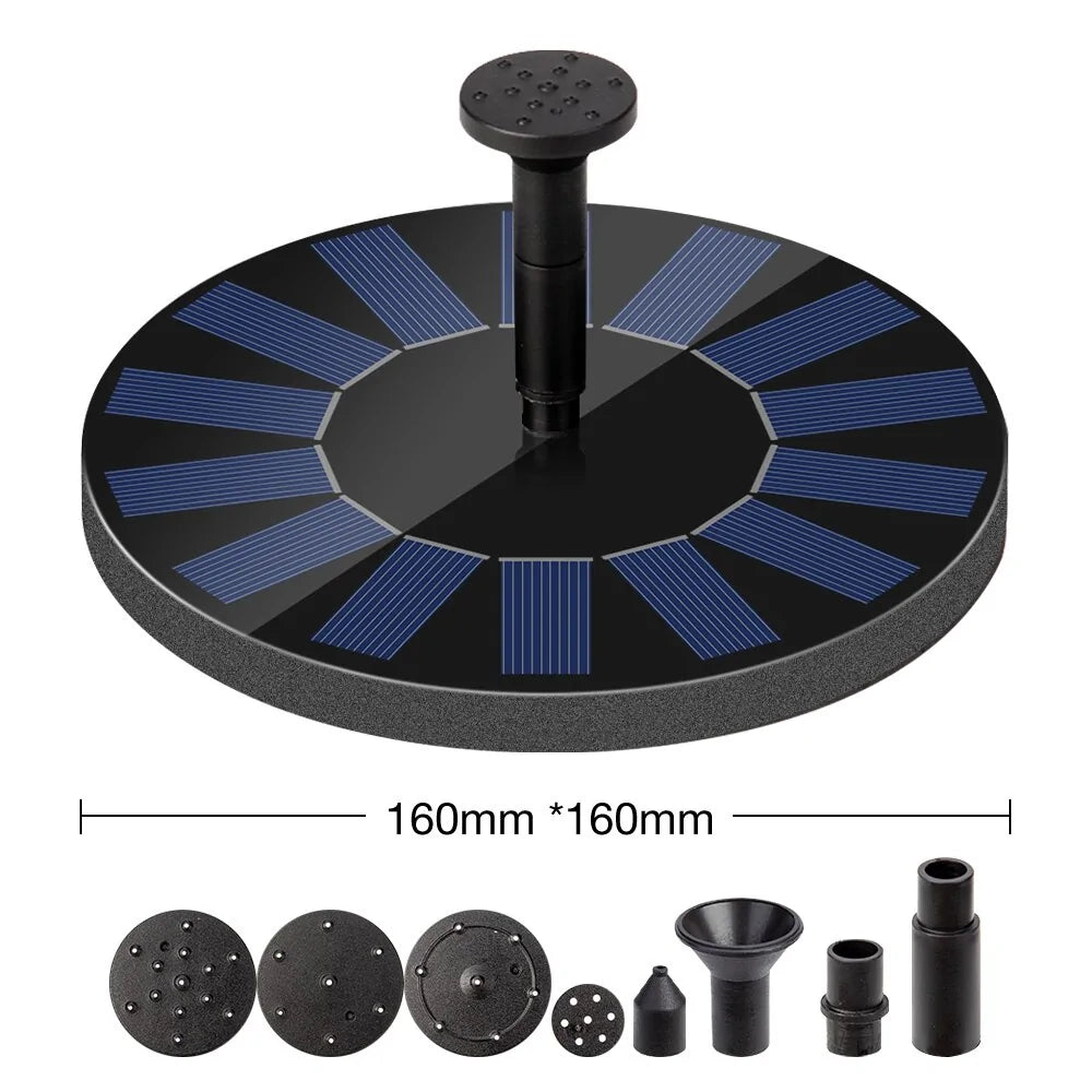 Solar Powered Fountain Pump