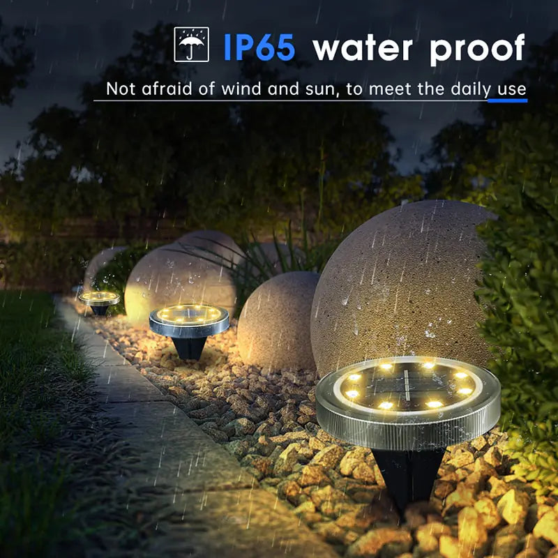 Solar Powered Ground Lights