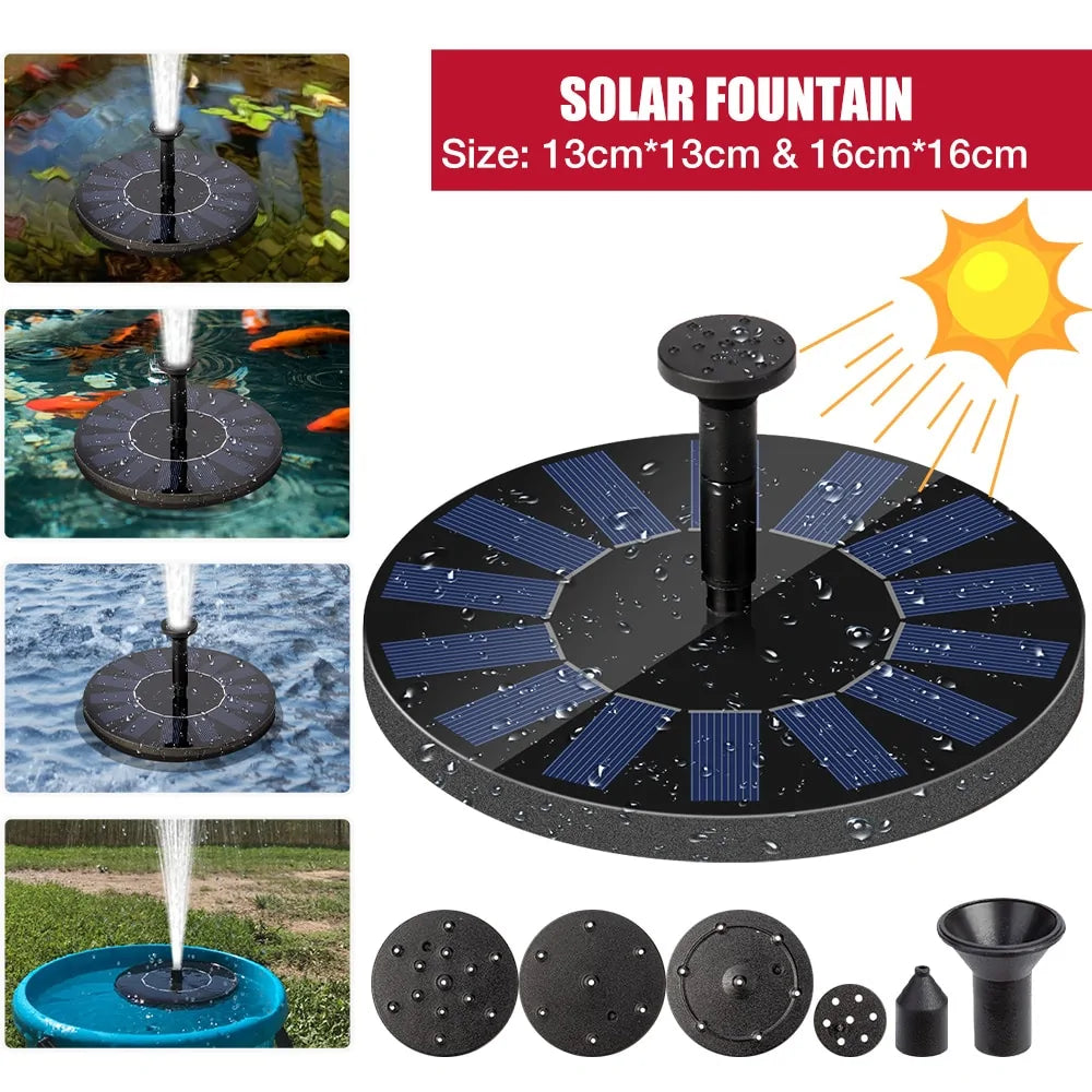 Solar Powered Fountain Pump